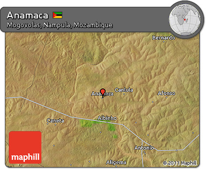 Satellite Map of Anamaca