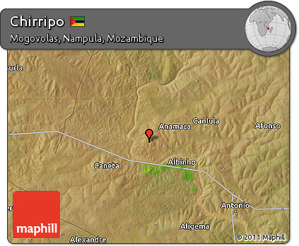 Satellite Map of Chirripo