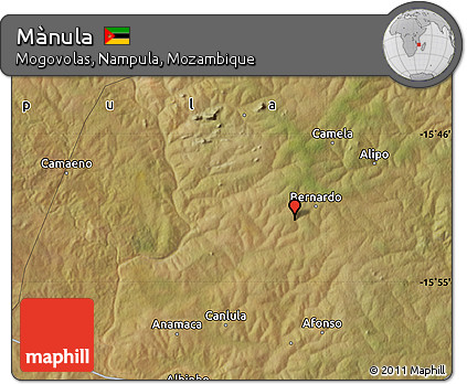 Satellite Map of Mànula