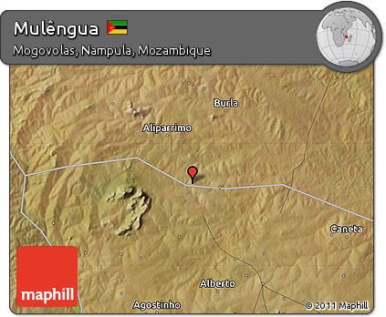 Satellite Map of Mulêngua