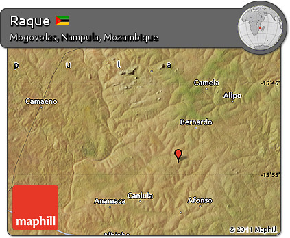 Satellite Map of Raque