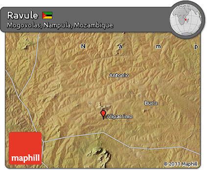 Satellite Map of Ravule