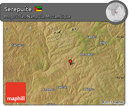 Satellite Map of Serepuíte
