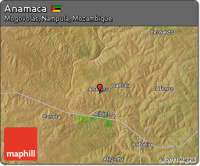 Satellite Map of Anamaca
