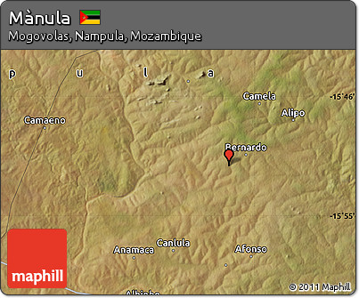 Satellite Map of Mànula