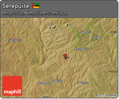 Satellite Map of Serepuíte