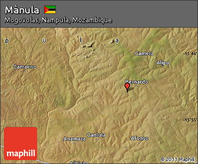 Satellite Map of Mànula