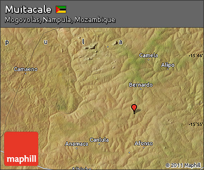 Satellite Map of Muitacale