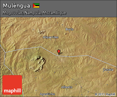 Satellite Map of Mulêngua