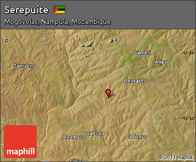 Satellite Map of Serepuíte
