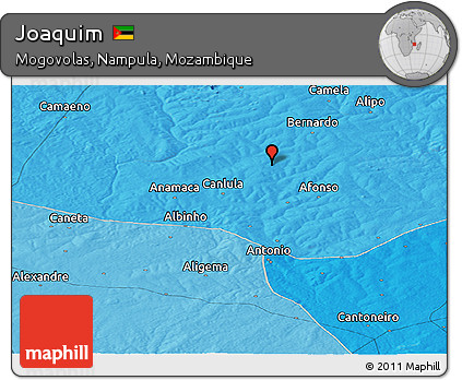 Political Panoramic Map of Joaquim