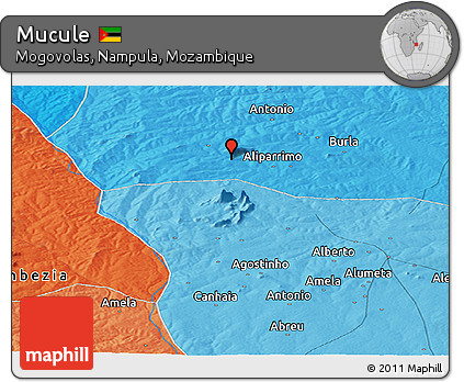 Political Panoramic Map of Mucule