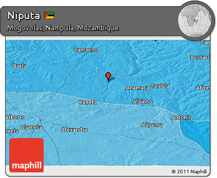 Political Panoramic Map of Niputa