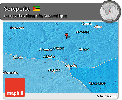 Political Panoramic Map of Serepuíte