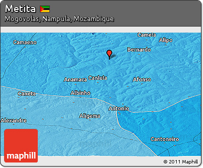 Political Panoramic Map of Metita