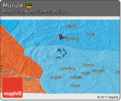 Political Panoramic Map of Mucule