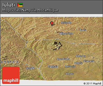 Satellite Panoramic Map of Iuluti