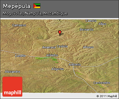 Satellite Panoramic Map of Mepèpula