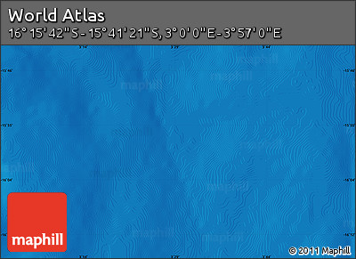 Physical Map of the Area around 15° 58' 32" S, 3° 28' 30" E