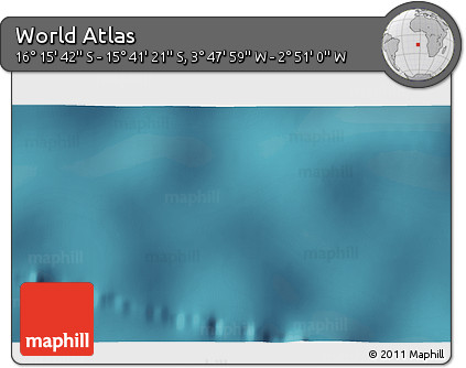 Satellite 3D Map of the Area around 15° 58' 32" S, 3° 19' 30" W