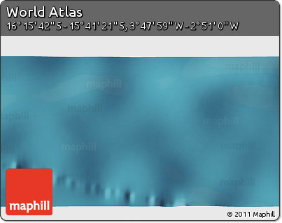 Satellite 3D Map of the Area around 15° 58' 32" S, 3° 19' 30" W