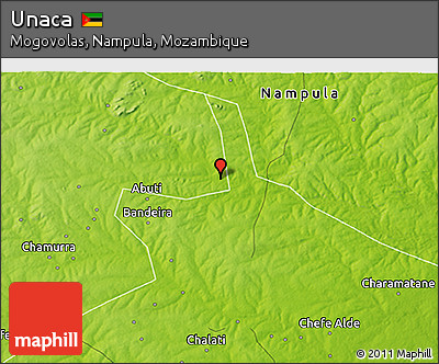 Physical 3D Map of Unaca
