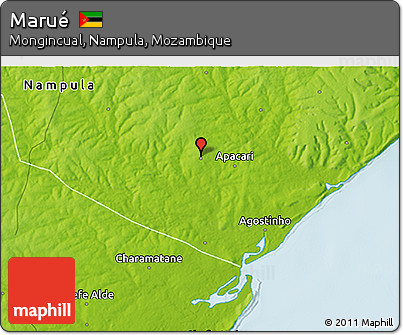 Physical 3D Map of Marué