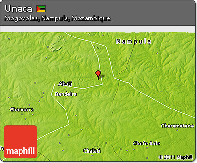 Physical 3D Map of Unaca