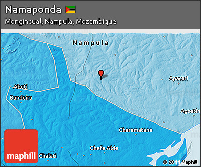 Political 3D Map of Namaponda