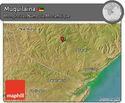 Satellite 3D Map of Muquilaina