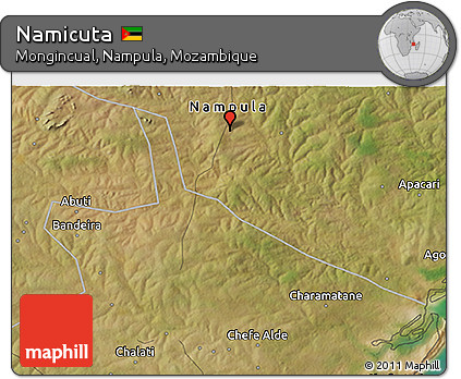 Satellite 3D Map of Namicuta
