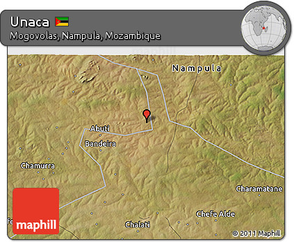 Satellite 3D Map of Unaca
