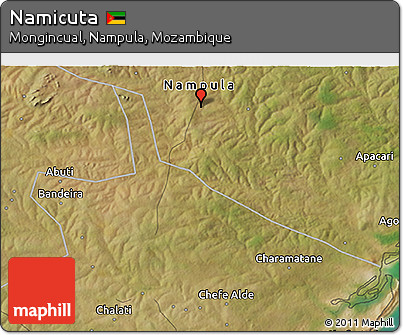 Satellite 3D Map of Namicuta