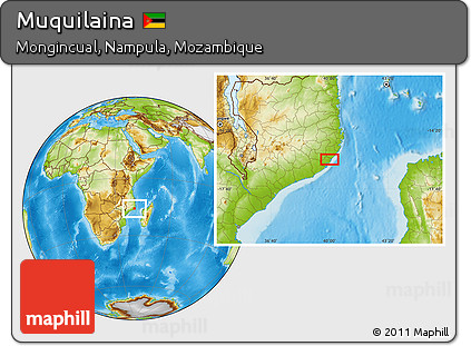 Physical Location Map of Muquilaina