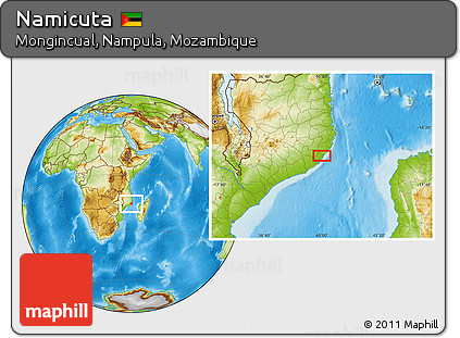 Physical Location Map of Namicuta