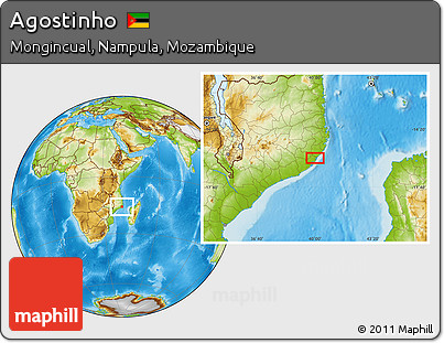 Physical Location Map of Agostinho