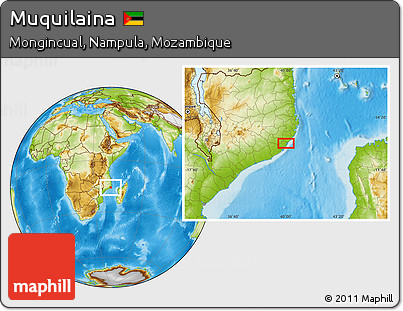 Physical Location Map of Muquilaina