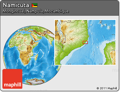 Physical Location Map of Namicuta