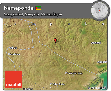 Satellite Map of Namaponda