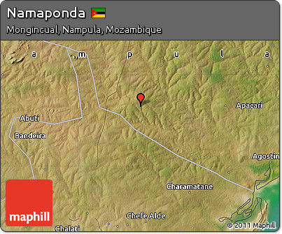 Satellite Map of Namaponda