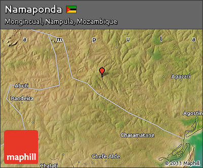 Satellite Map of Namaponda
