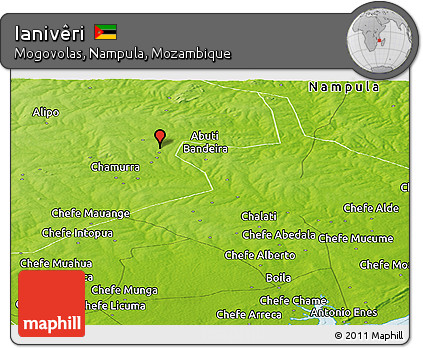 Physical Panoramic Map of Ianivêri