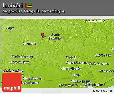 Physical Panoramic Map of Ianivêri