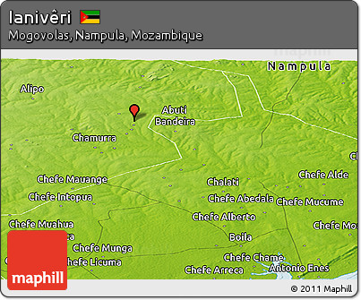 Physical Panoramic Map of Ianivêri
