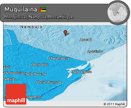 Political Panoramic Map of Muquilaina