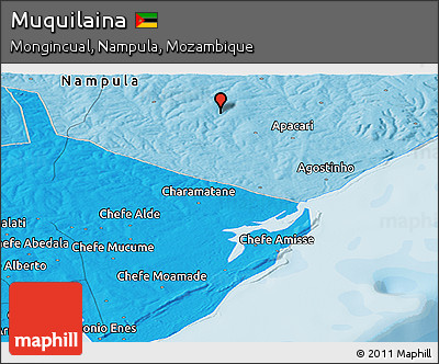 Political Panoramic Map of Muquilaina