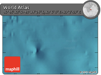 Satellite Map of the Area around 15° 58' 32" S, 42° 34' 30" E