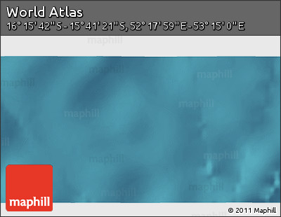 Satellite 3D Map of the Area around 15° 58' 32" S, 52° 46' 29" E