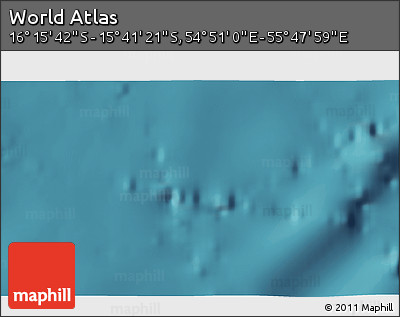 Satellite 3D Map of the Area around 15° 58' 32" S, 55° 19' 30" E