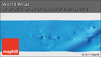 Physical Panoramic Map of the Area around 15° 58' 32" S, 55° 19' 30" E